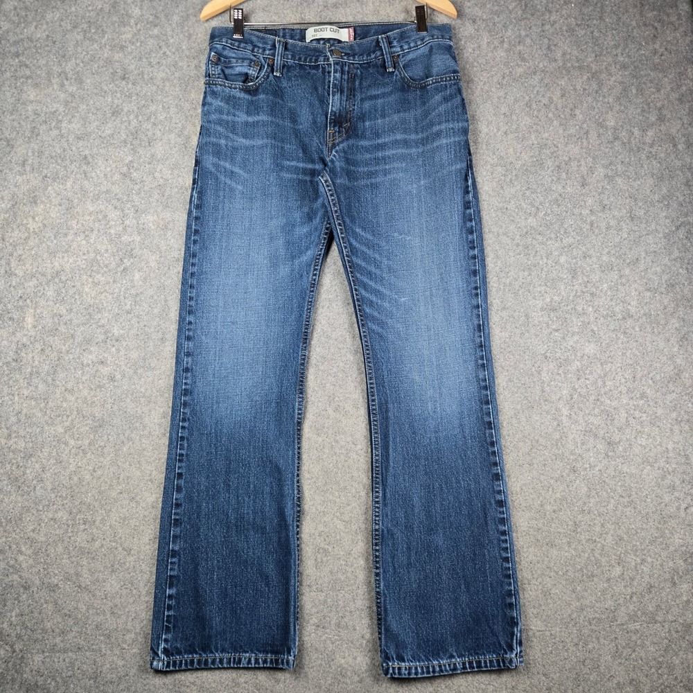 Vintage Levi's 527 Jeans Mens 33x32 Blue Bootcut Denim Classic Western Faded Y2k